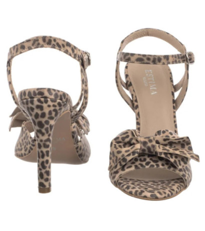 Ryłko Beżowe/Czarne 9DG36_R3 __HB (RY1081-a) high heels