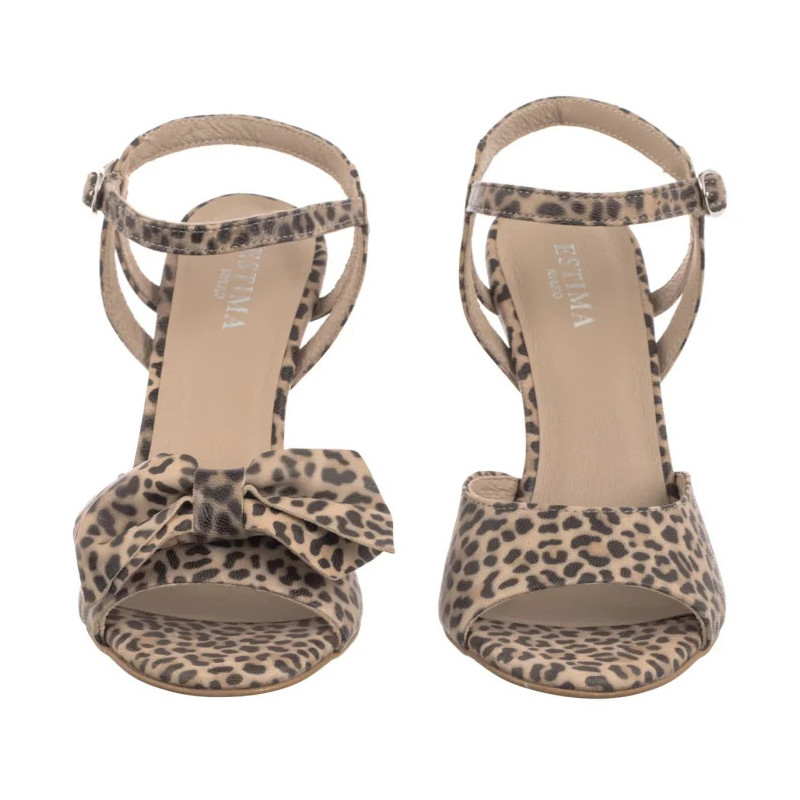 Ryłko Beżowe/Czarne 9DG36_R3 __HB (RY1081-a) high heels