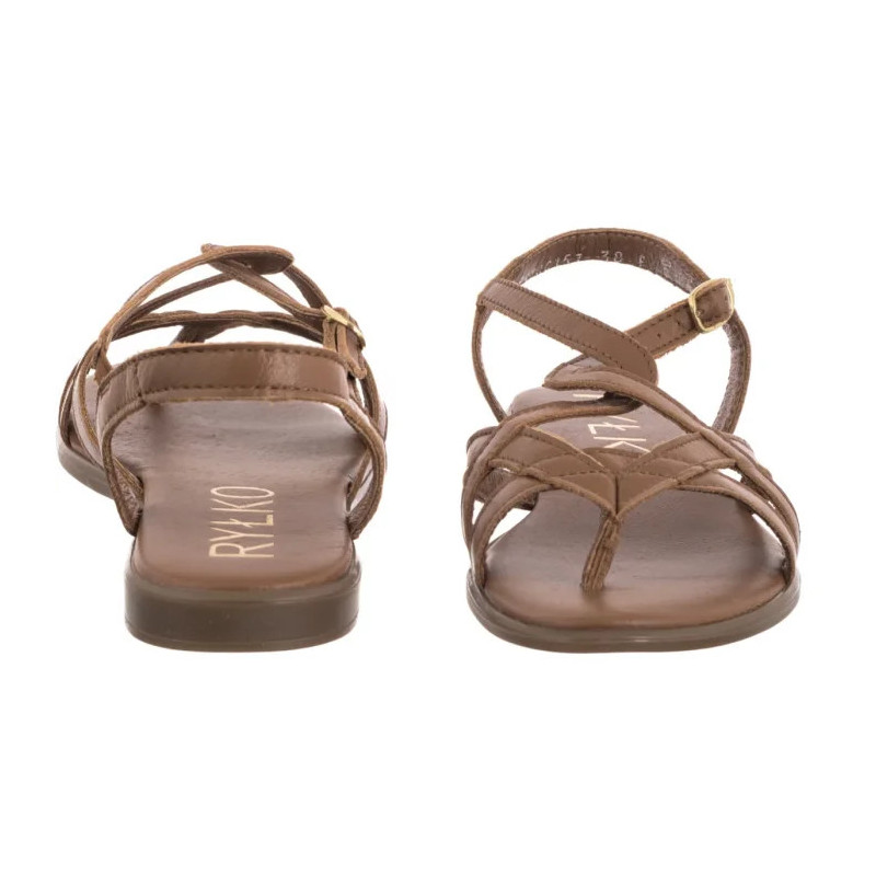 Ryłko Brązowe BCG19_V1 _GD9 (RY1086-a) sandals