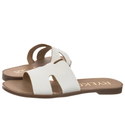Ryłko Białe 0AGI8_Q_ _K39 (RY1095-a) Sieviešu apavi/Flip Flops