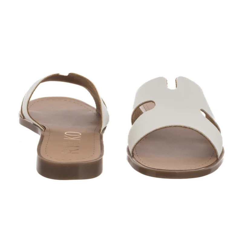 Ryłko Białe 0AGI8_Q_ _K39 (RY1095-a) Sieviešu apavi/Flip Flops