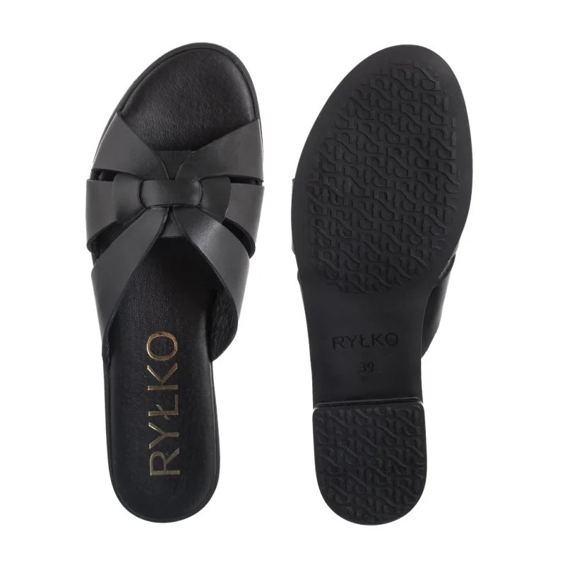 Ryłko Czarne 0AGH7_A1 __21  (RY1098-a) Sieviešu apavi/Flip Flops