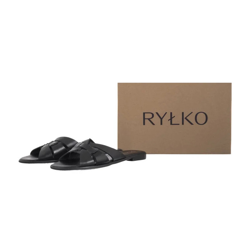 Ryłko Czarne 0AGH7_A1 __21  (RY1098-a) Women's Shoes/Flip Flops