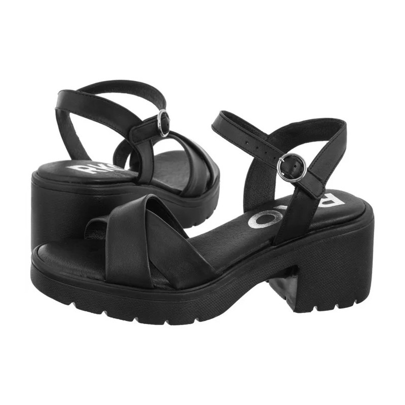 Ryłko Czarne 4RF87_Q_ __45 (RY1106-a) shoes