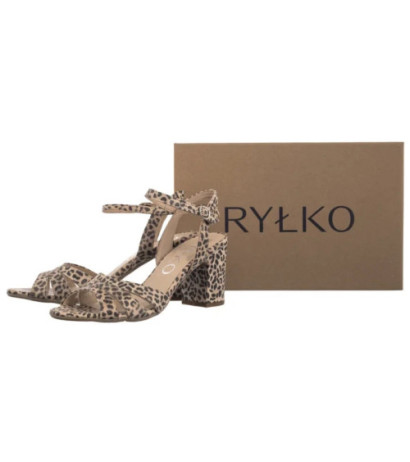 Ryłko Beżowe/Czarne 7NG28_R_ __HB (RY1119-a) shoes