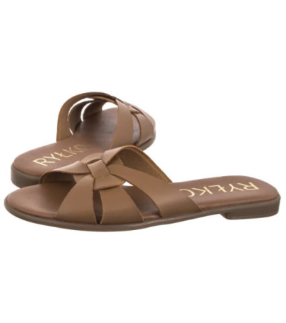 Ryłko Brązowe 0AGH7_V1 _8HM (RY1088-b) Women's Shoes/Flip Flops