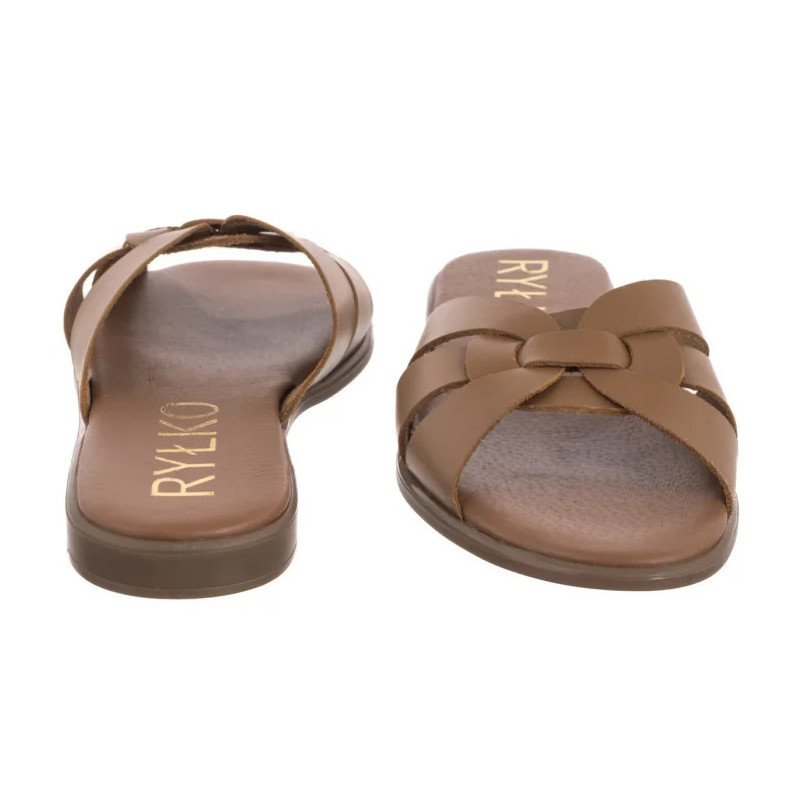 Ryłko Brązowe 0AGH7_V1 _8HM (RY1088-b) Women's Shoes/Flip Flops