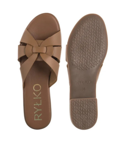 Ryłko Brązowe 0AGH7_V1 _8HM (RY1088-b) Women's Shoes/Flip Flops