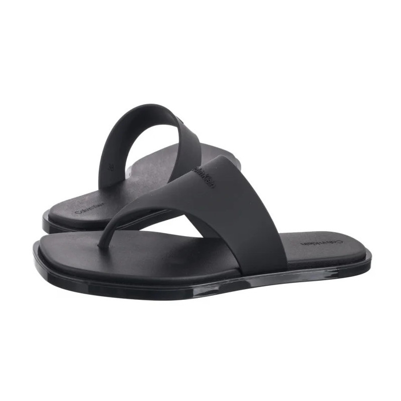 Calvin Klein Toe Post Tpu Slide Ck Black HW0HW02836 BEH (CK666-a) kingad