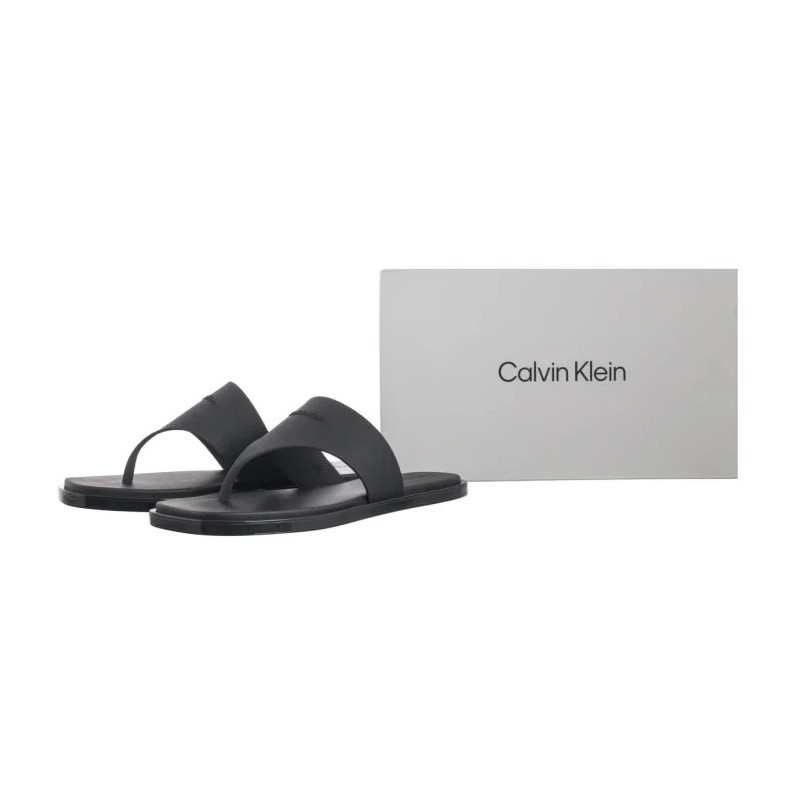 Calvin Klein Toe Post Tpu Slide Ck Black HW0HW02836 BEH (CK666-a) kingad