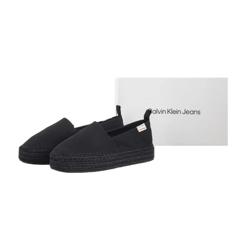 Calvin Klein Platform Espadrille Ml Cs Ck Black YW0YW01871 BEH (CK668-a) sneakers