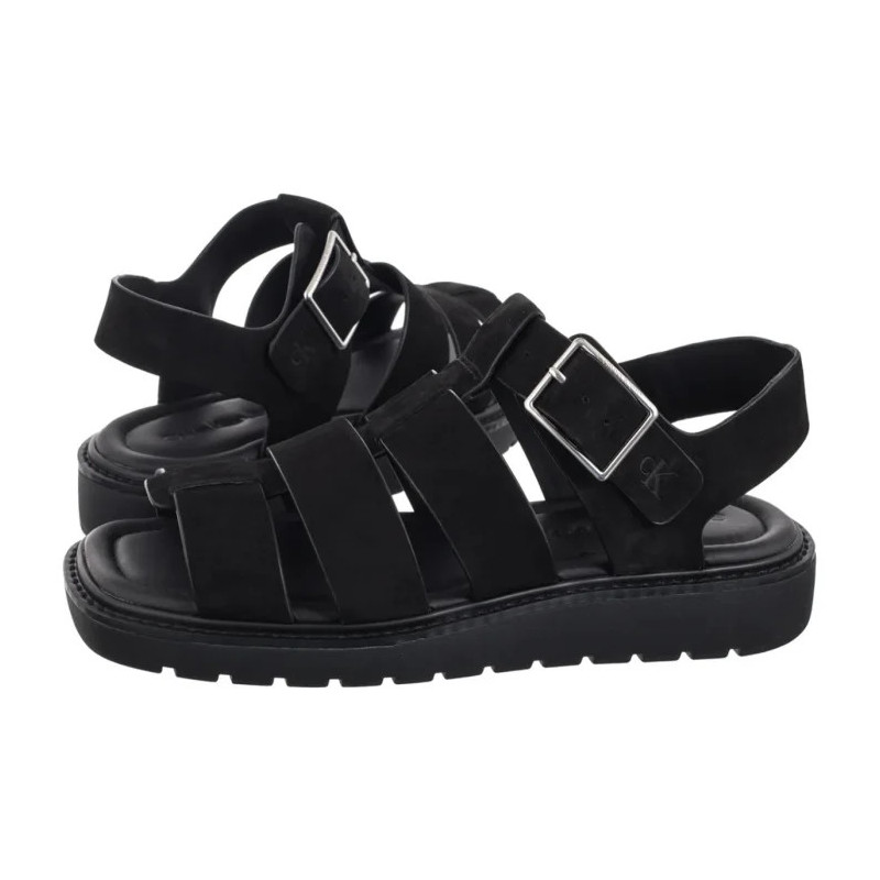 Calvin Klein Fisherman Hw Sandal Lth Ck Black YW0YW01962 BEH (CK669-a) sandales
