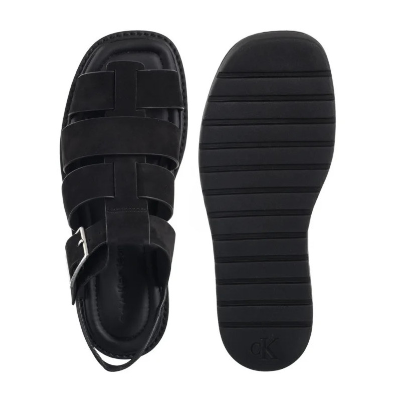 Calvin Klein Fisherman Hw Sandal Lth Ck Black YW0YW01962 BEH (CK669-a) sandales