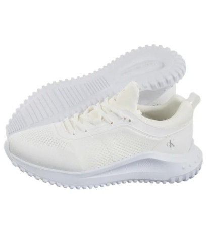Calvin Klein Eva Runner Sock Mg Tech Mix Triple Bright White YW0YW01855 0K4 (CK677-a) sporta apavi