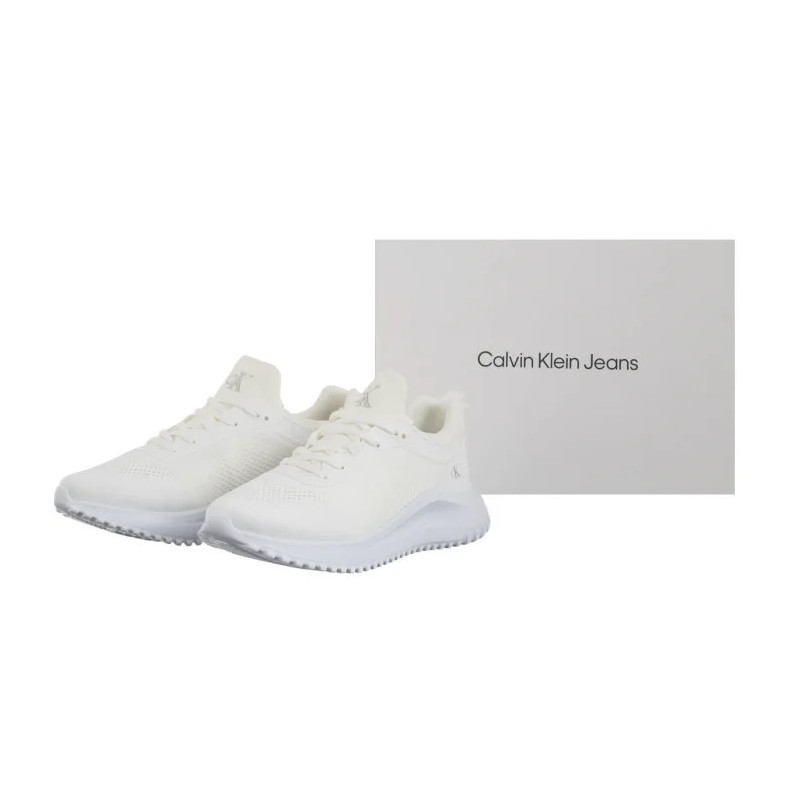 Calvin Klein Eva Runner Sock Mg Tech Mix Triple Bright White YW0YW01855 0K4 (CK677-a) sportiniai bateliai