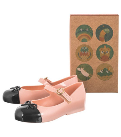 Melissa Sweet Love Cap Toe 33258/53888 Glitter Rose/Black (ML167-a) kurpes