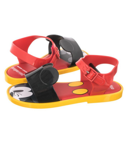 Melissa Mar Sandal + Mickey 33234/53218 Red/Black/Yellow (ML169-a) sandalai