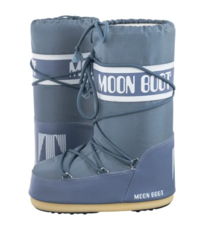 Moon Boot Icon Nylon Elephant Grey Kids 1400440 H004 (MB14-k) boots