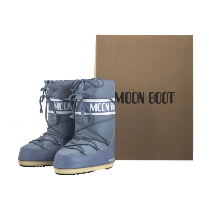 Moon Boot Icon Nylon Elephant Grey Kids 1400440 H004 (MB14-k) zābaki