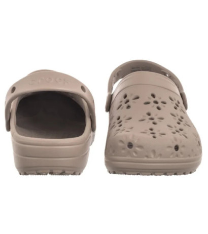 Crocs Classic Floral Cut Out Clog Taupe 210927-214 (CR389-a) Moteriški batai/šlepetės