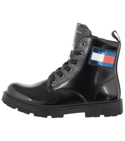 Tommy Hilfiger Lace-Up Bootie T1A5-31189-1225 999 Black (TH277-a) ankle boots