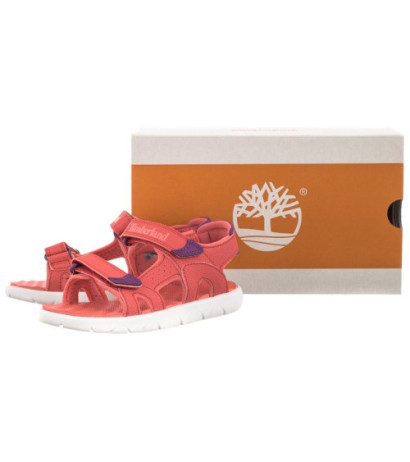 Timberland Perkins Row Strap Sandal Dark Pink 0A2D1R 801 (TI107-a) sandals