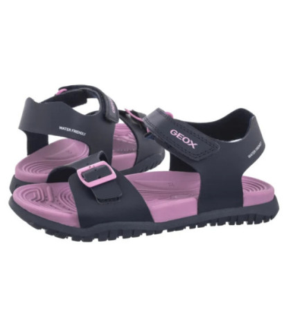 Geox J Sandal Fusbetto G. A Navy/Fuchsia J35HQA 000BC C4268 (GE107-c) sandales