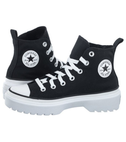 Converse CTAS Lugged Lift Hi Black/Black/White A03011C (CO604-a) bateliai