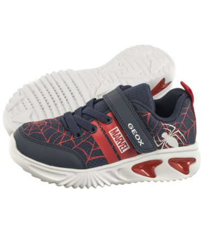 Geox J Assister B.D - Mesh+GBK Navy/DK Red J45DZD 01454 C4244 (GE142-a) sportiniai bateliai