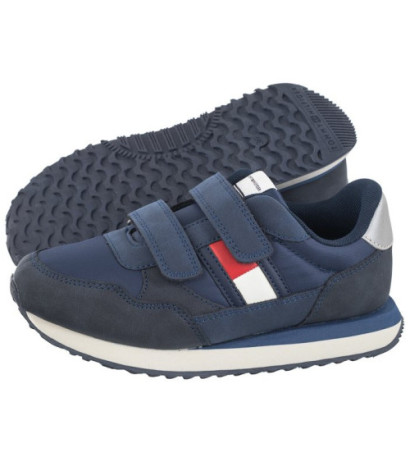 Tommy Hilfiger Flag Low Cut Velcro Sneaker T1B9-33127-0316 800 Blue (TH1040-a) spordijalatsid