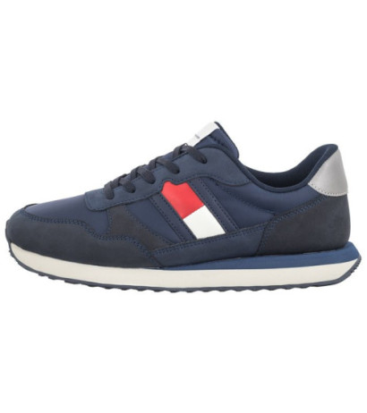 Tommy Hilfiger Flag Low Cut Lace-Up Sneaker T3X9-33130-0316 800 Blue (TH1041-a) sports shoes