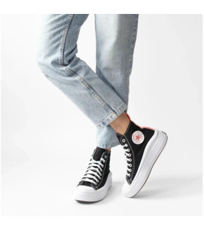 Converse CTAS Move Hi Black/Pink Salt/White 271716C (CO653-a) bateliai