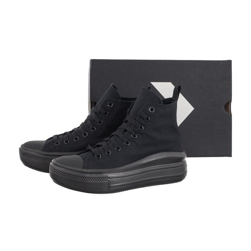 Converse CTAS Move Hi Black/Dk. Smoke Grey A03668C (CO654-a) kurpes