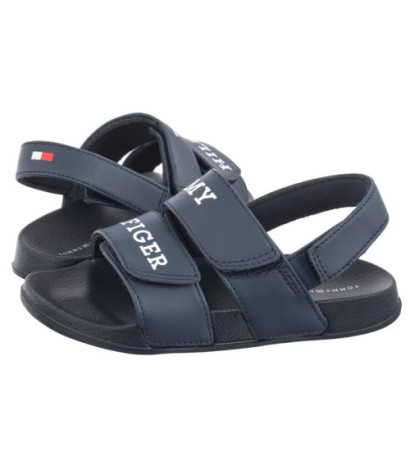 Tommy Hilfiger Velcro Sandal T1B2-33453-1172 800 Blue (TH1085-a) sandalai