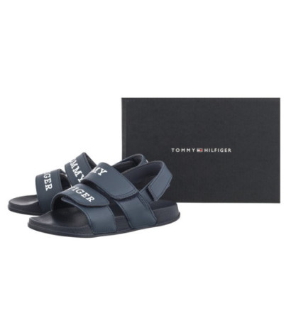 Tommy Hilfiger Velcro Sandal T1B2-33453-1172 800 Blue (TH1085-a) sandales