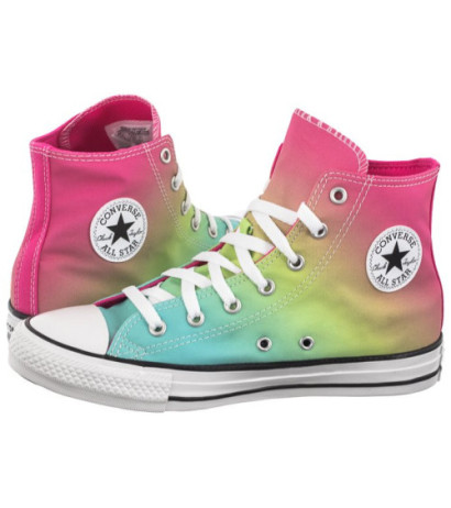 Converse CTAS Hi Triple Cyan/Chaos Fuchsia A07337C (CO690-a) čības