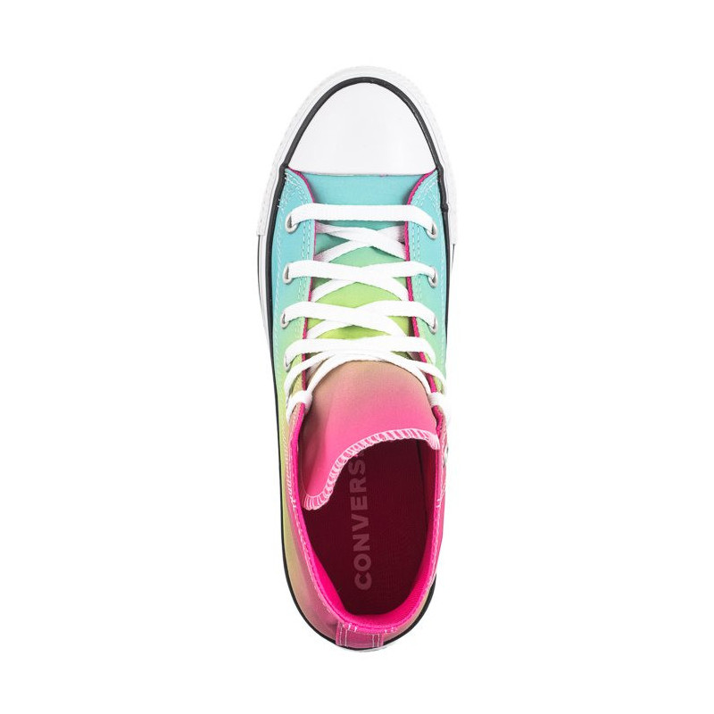 Converse CTAS Hi Triple Cyan/Chaos Fuchsia A07337C (CO690-a) čības