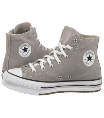 Converse CTAS Eva Lift Hi Totally Neautral/White/Black A07346C (CO660-b) bateliai