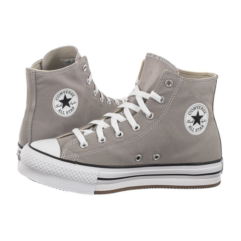 Converse CTAS Eva Lift Hi Totally Neautral/White/Black A07346C (CO660-b) apavi