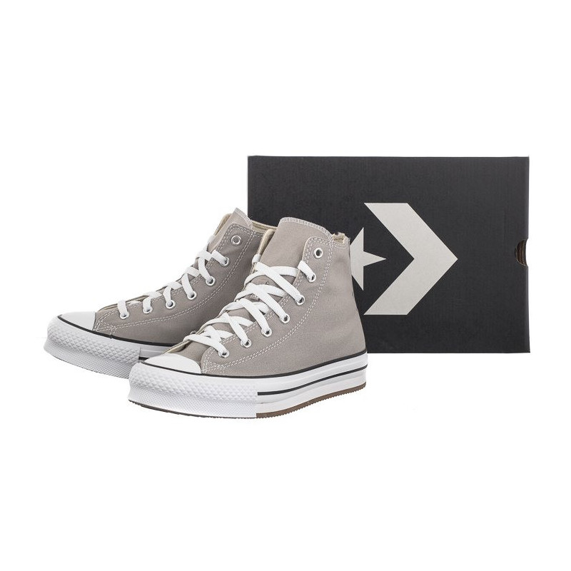 Converse CTAS Eva Lift Hi Totally Neautral/White/Black A07346C (CO660-b) apavi