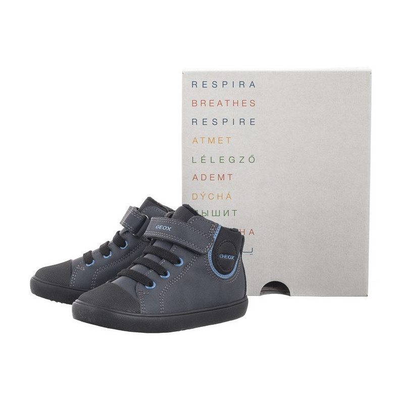 Geox B Gisli B. C Wax.Synt+Nylon Navy/Lt Blue B461NC 0MEFU C0693 (GE179-a) puszābaki