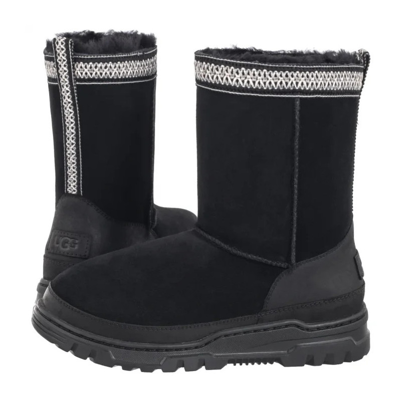 UGG Kids Classic Short Trailgazer 1157694K BLK (UA121-a) batai