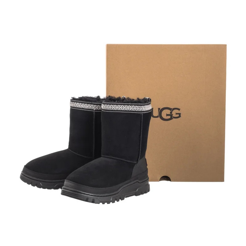 UGG Kids Classic Short Trailgazer 1157694K BLK (UA121-a) batai