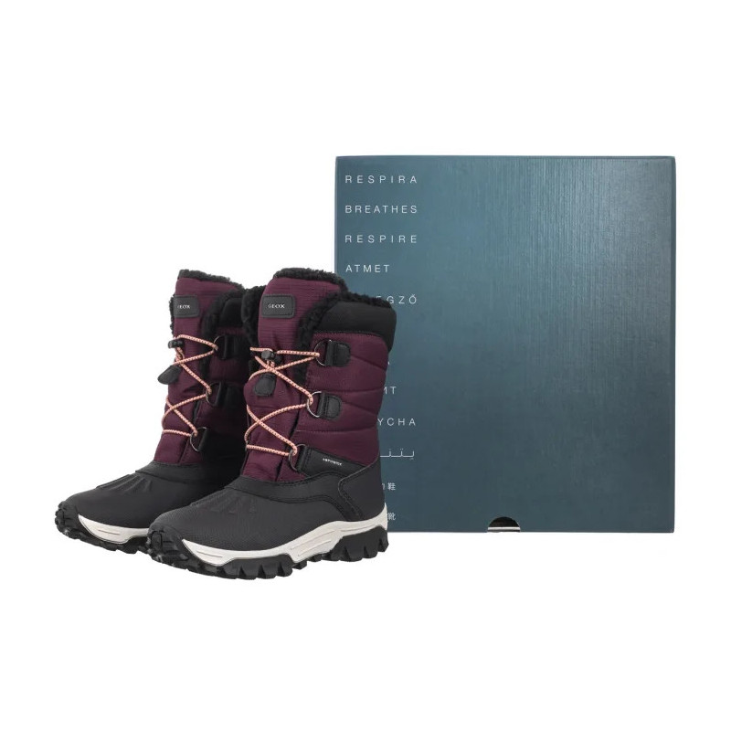 Geox J Himalaya G.B Abx A - Nyl+Dbk Bordeaux/Black J46FTA 0FU50 C0044 (GE199-a) zābaki