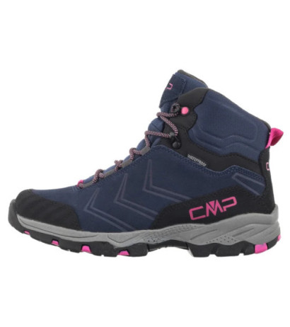 CMP Kids Melnick Mid Trekking Shoes Wp 3Q18584J 30MR Blue-Fuxia (CM33-a) batai