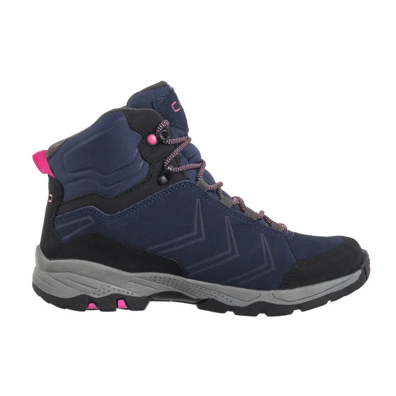 CMP Kids Melnick Mid Trekking Shoes Wp 3Q18584J 30MR Blue-Fuxia (CM33-a) batai
