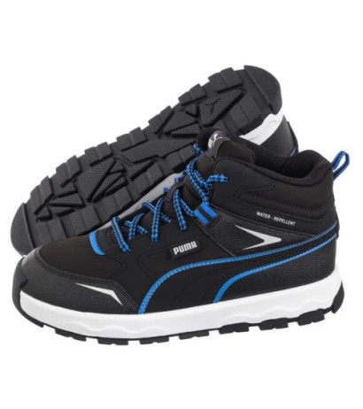 Puma Evolve Trail PS Puma Black-Hyperlink Blue 397645-01 (PU611-b) ankle boots