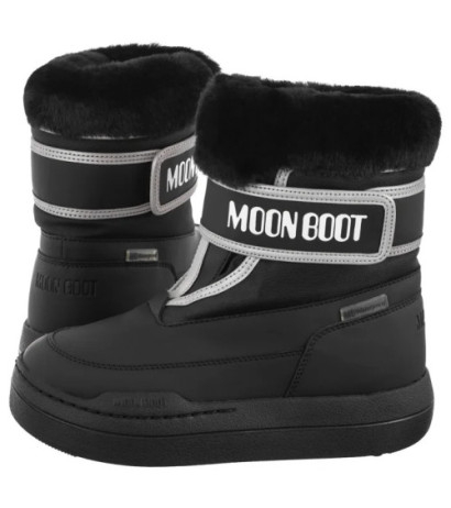 Moon Boot MB Jr Park Strap Black 80D3440030  (MB67-a) boots