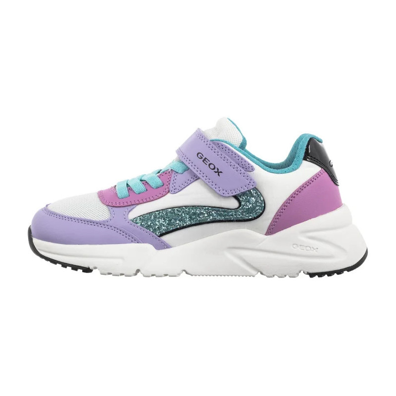 Geox J Loftus A - Gbk+Nylon Lilac/Turquoise J46M2A 054FU C8320 (GE204-a) sportiniai bateliai