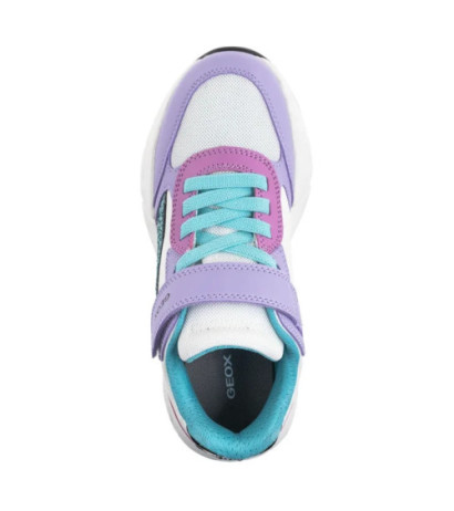 Geox J Loftus A - Gbk+Nylon Lilac/Turquoise J46M2A 054FU C8320 (GE204-a) sporta apavi